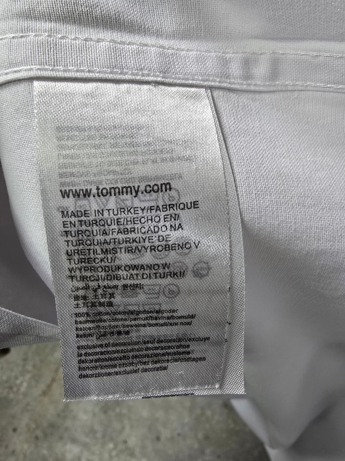 타미힐피거 화이트 셔츠 (1353) 상품이미지4