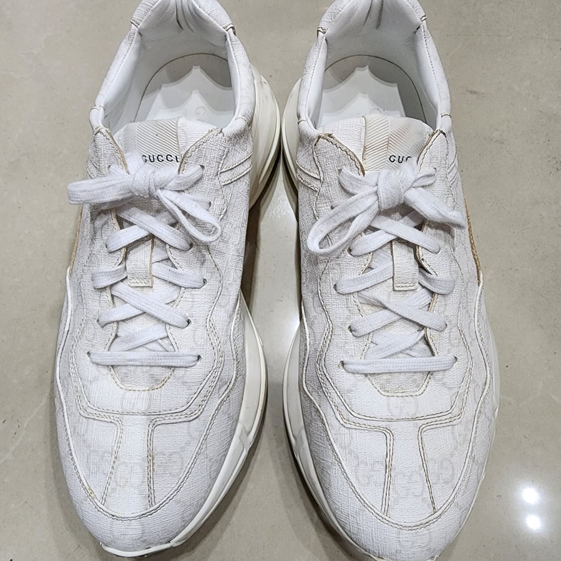 구찌 GG 수프림  스니커즈 화이트 9사이즈 상품이미지2