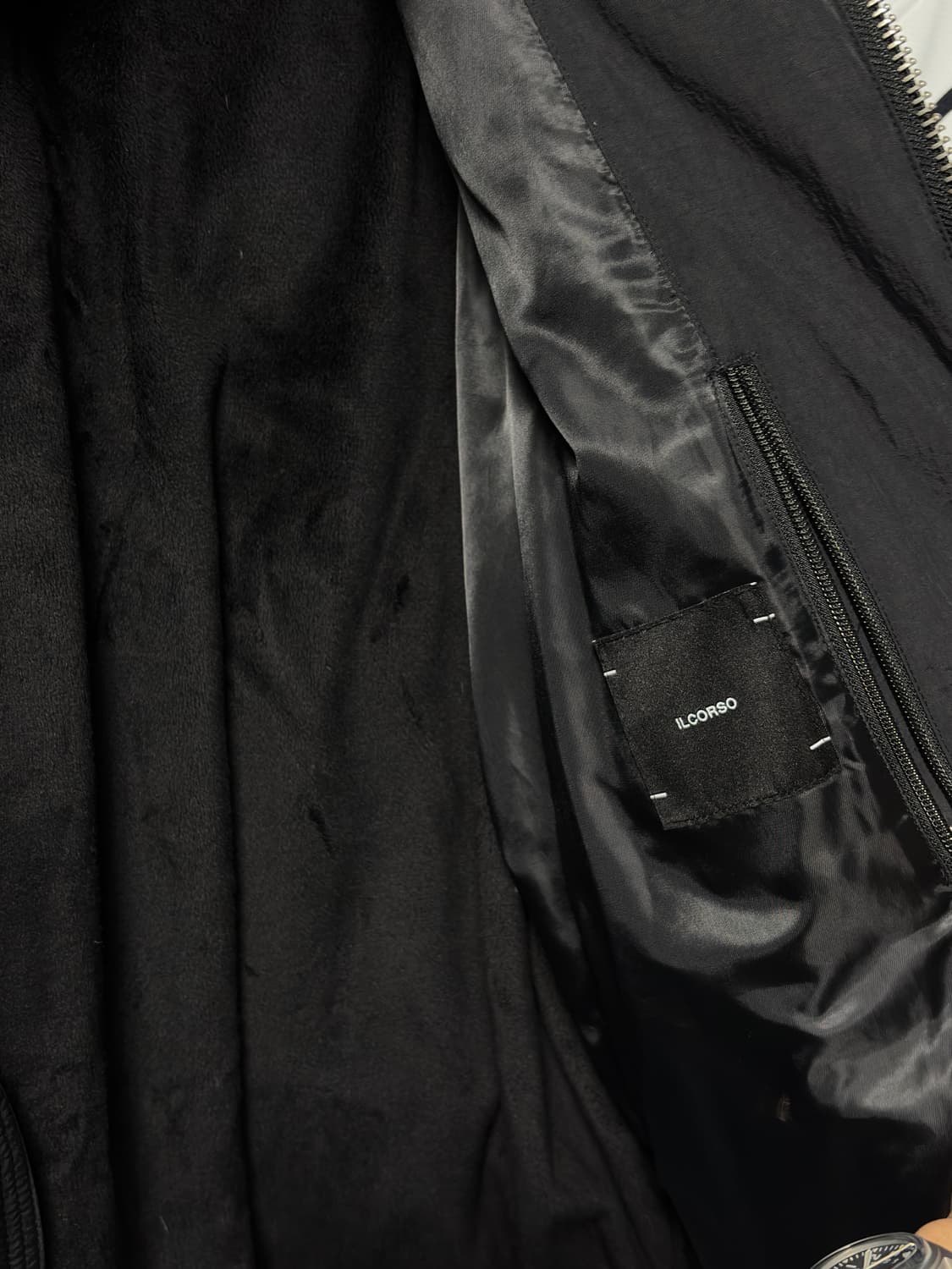 [L] 일꼬르소 미니멀 숏 다운 점퍼 블랙 상품이미지6