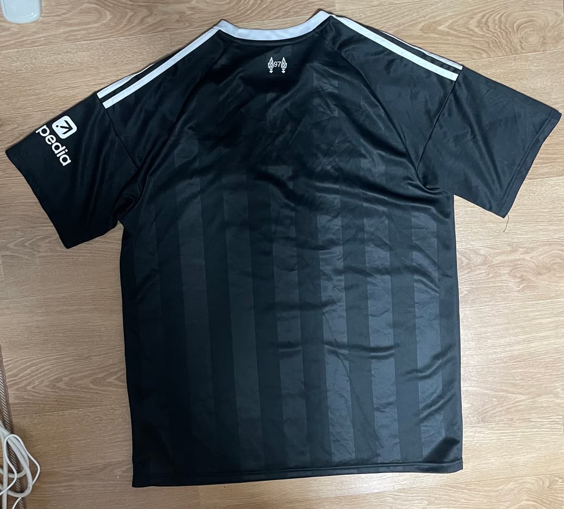 아디다스 리버풀 블랙 축구 유니폼 반팔 fc 반팔티 상품이미지2