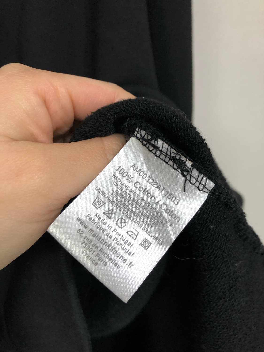 메종키츠네 양면 폭스헤드 맨투맨 L _ 블랙 상품이미지9