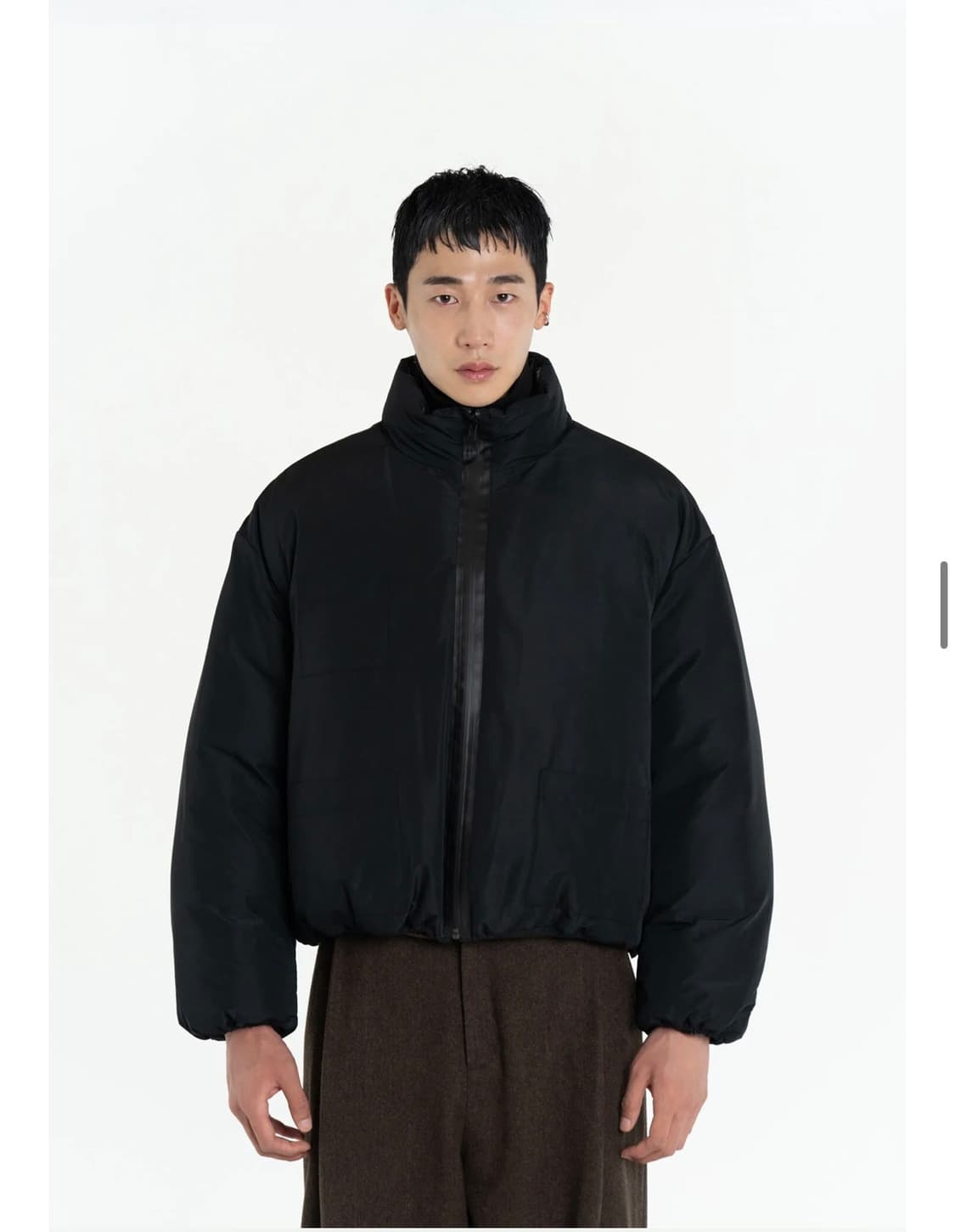 아모멘토 비건레더 패딩 M 상품이미지5