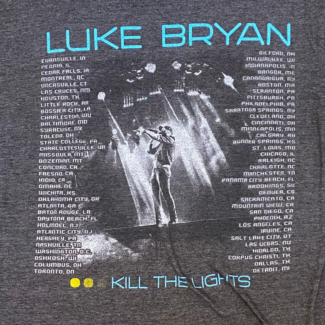 미국 빈티지 루크 브라이언 투어티 굿즈티 락티셔츠 반팔티 상품이미지6