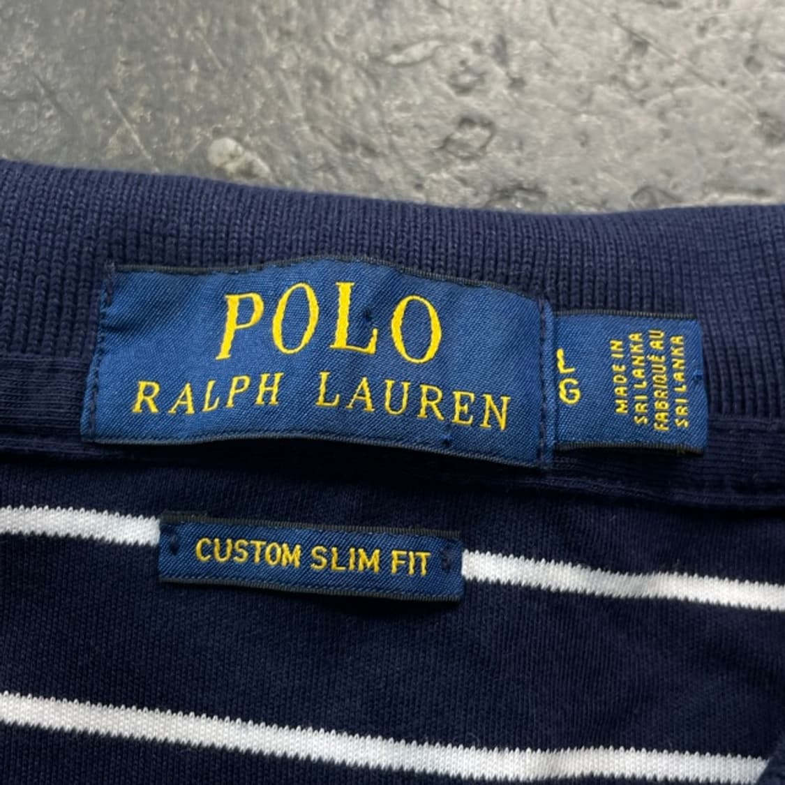 100 폴로 랄프로렌 신형 스트라이프 카라티 상품이미지3