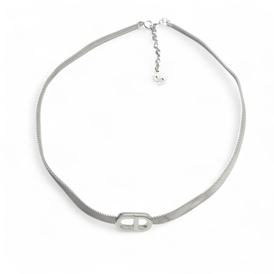 디올 CD로고 메쉬 목걸이 상품이미지4