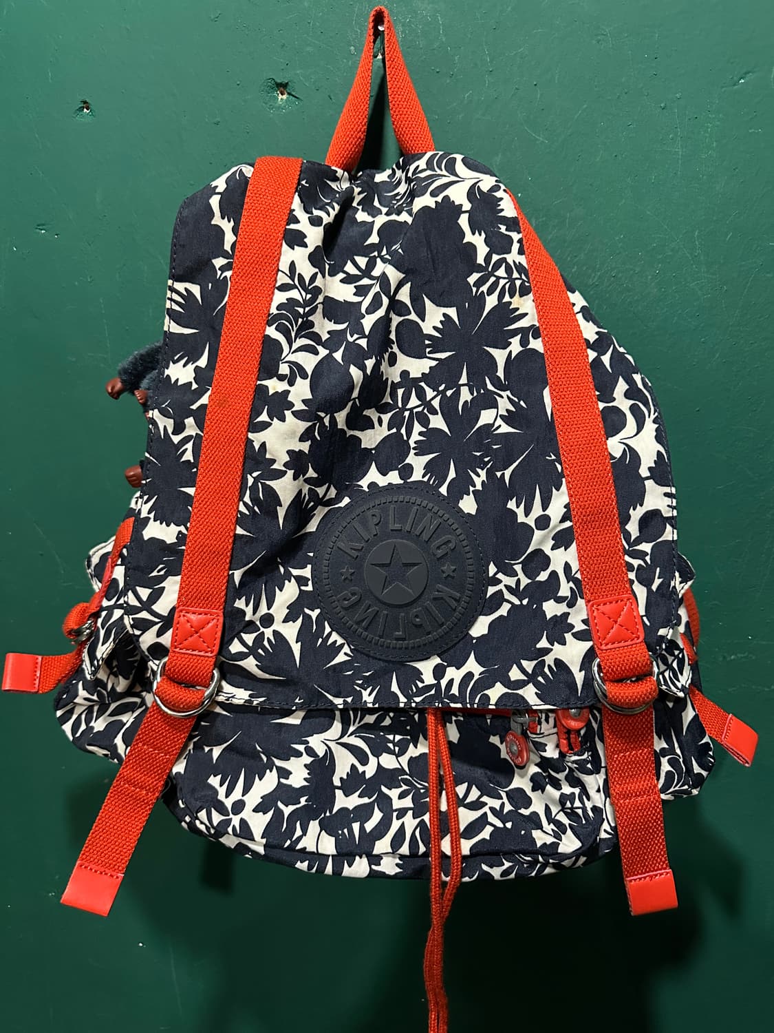 키플링 패턴 백팩 상품이미지1