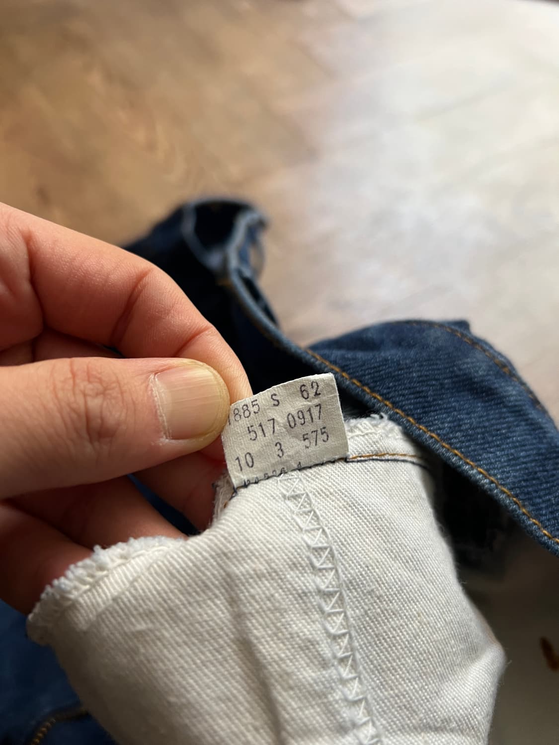 [42]80s 리바이스 오렌지탭 미국제 517-0917 데님팬츠 L161 상품이미지6