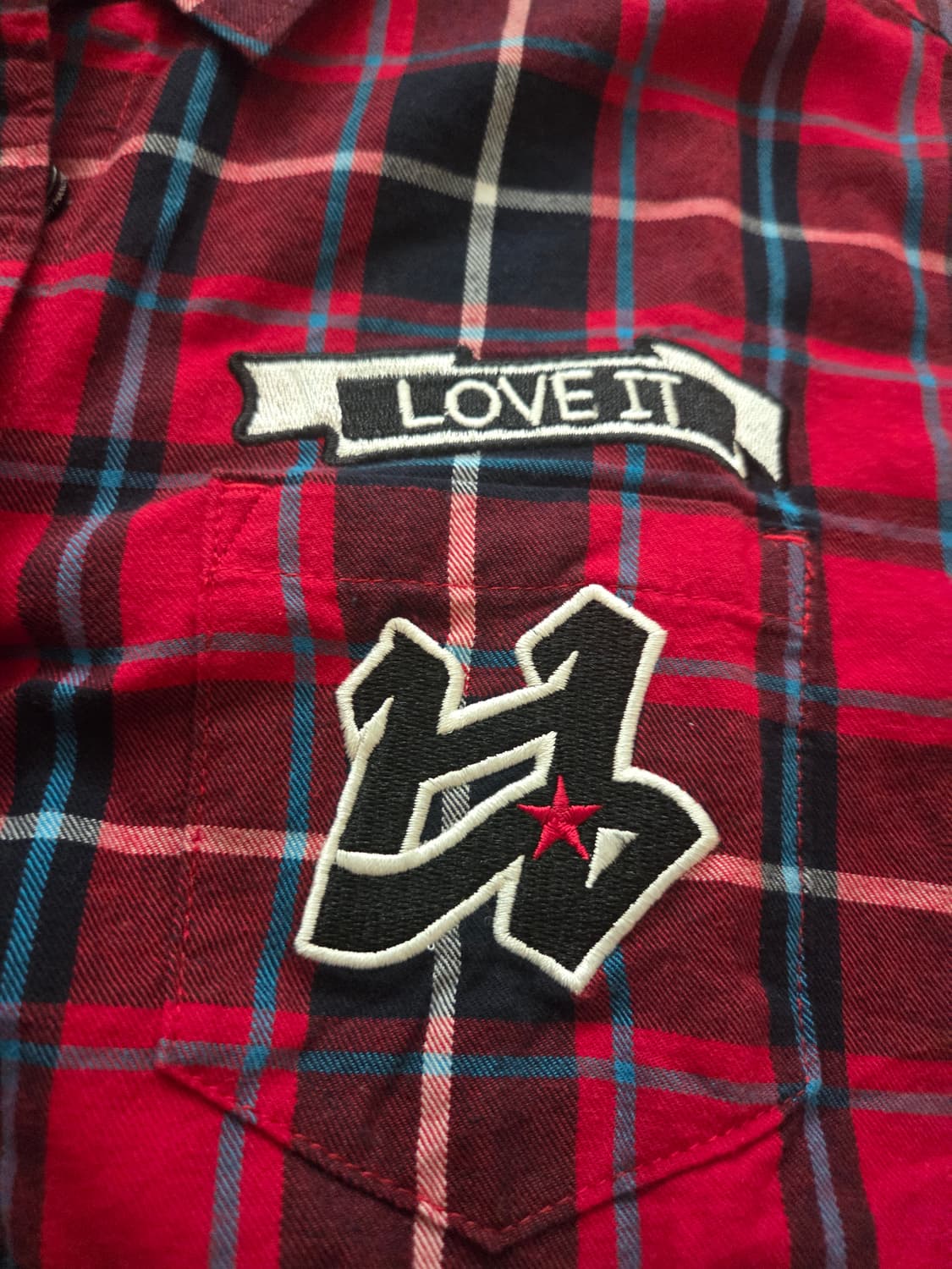 택포)HONGTENGF 레드 체크셔츠 상품이미지2