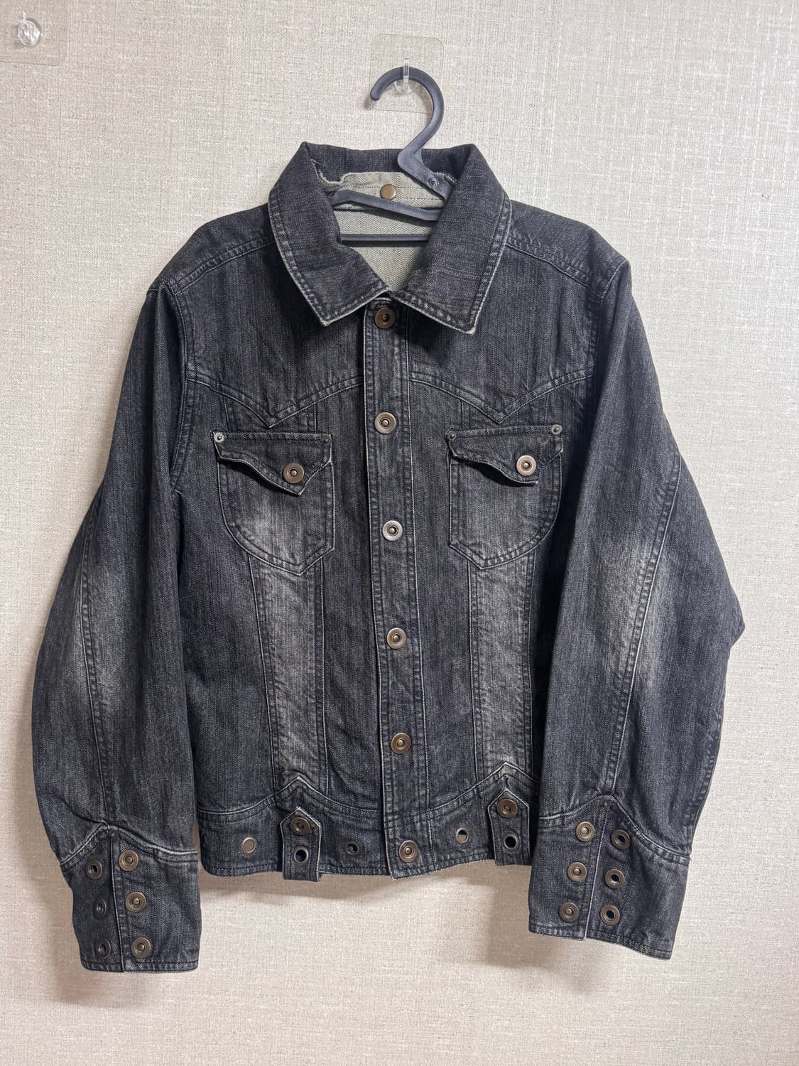 일본 빈티지 흑청자켓 상품이미지2