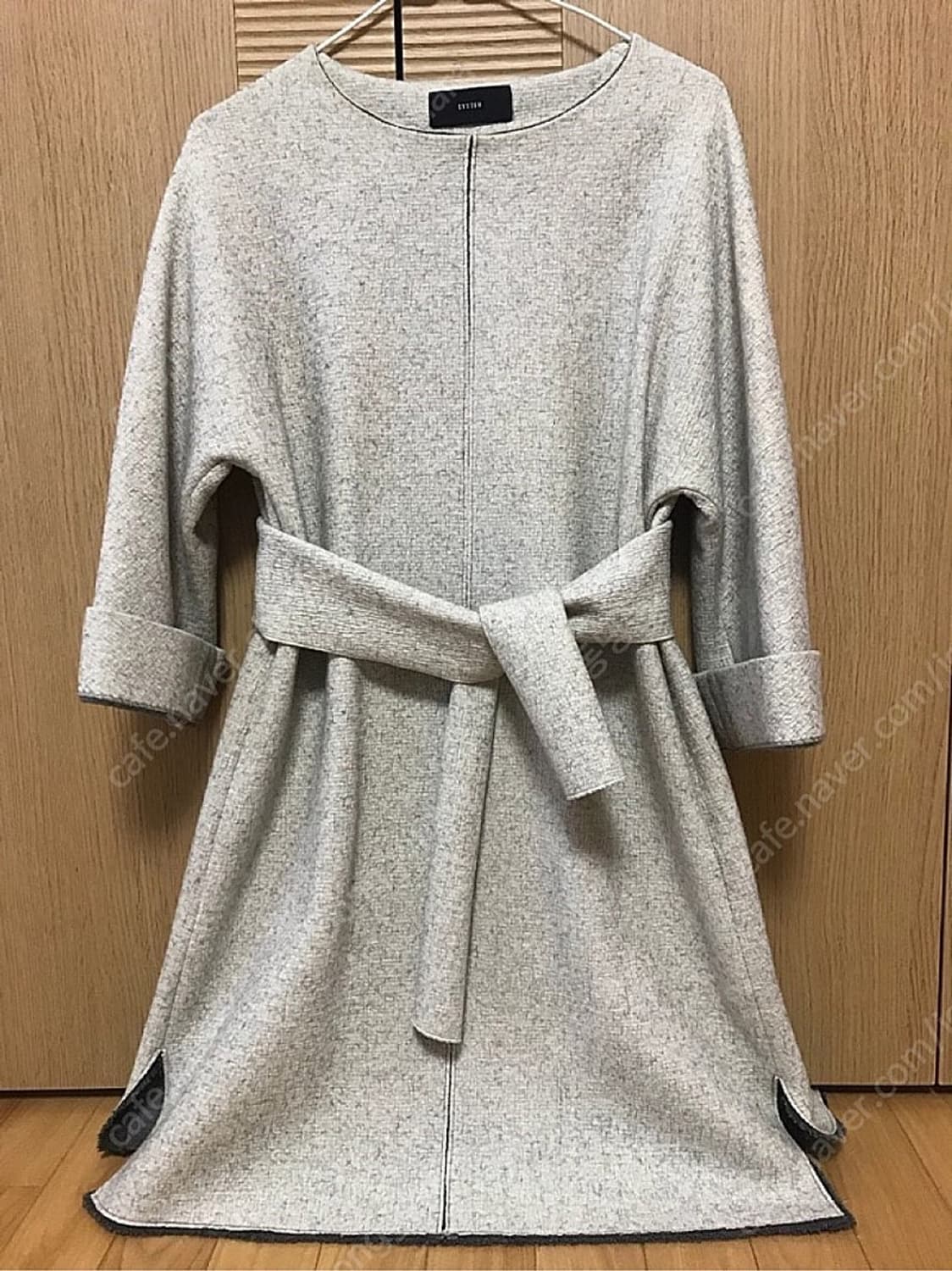 시스템  트위드 벨티드 원피스 상품이미지2