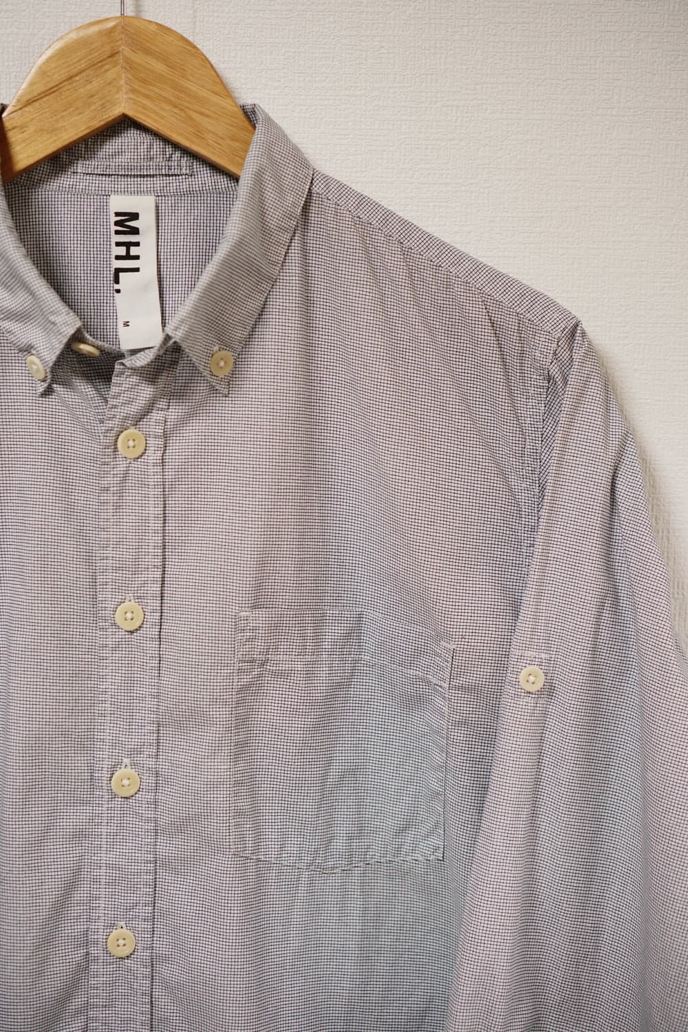 MHL 체크 버튼다운 셔츠 상품이미지4