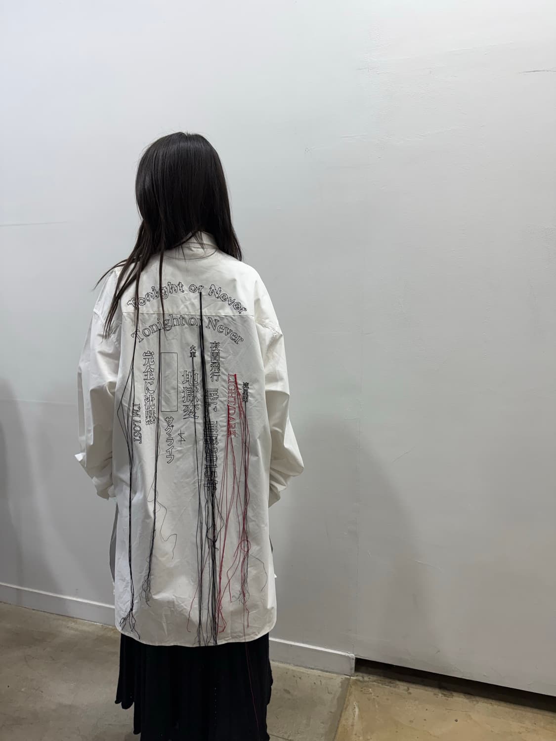 혜인서 15F/W Tonight or never 오버핏 롱 셔츠 상품이미지2