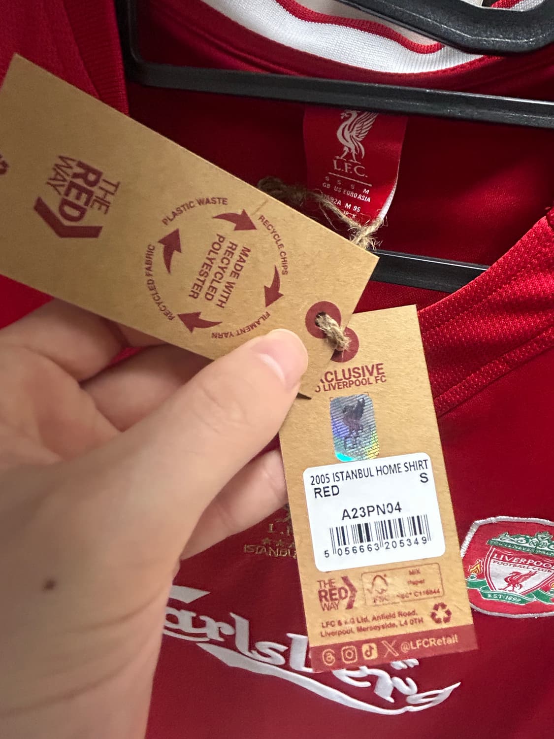 리버풀 레드로 복각 XL 상품이미지2