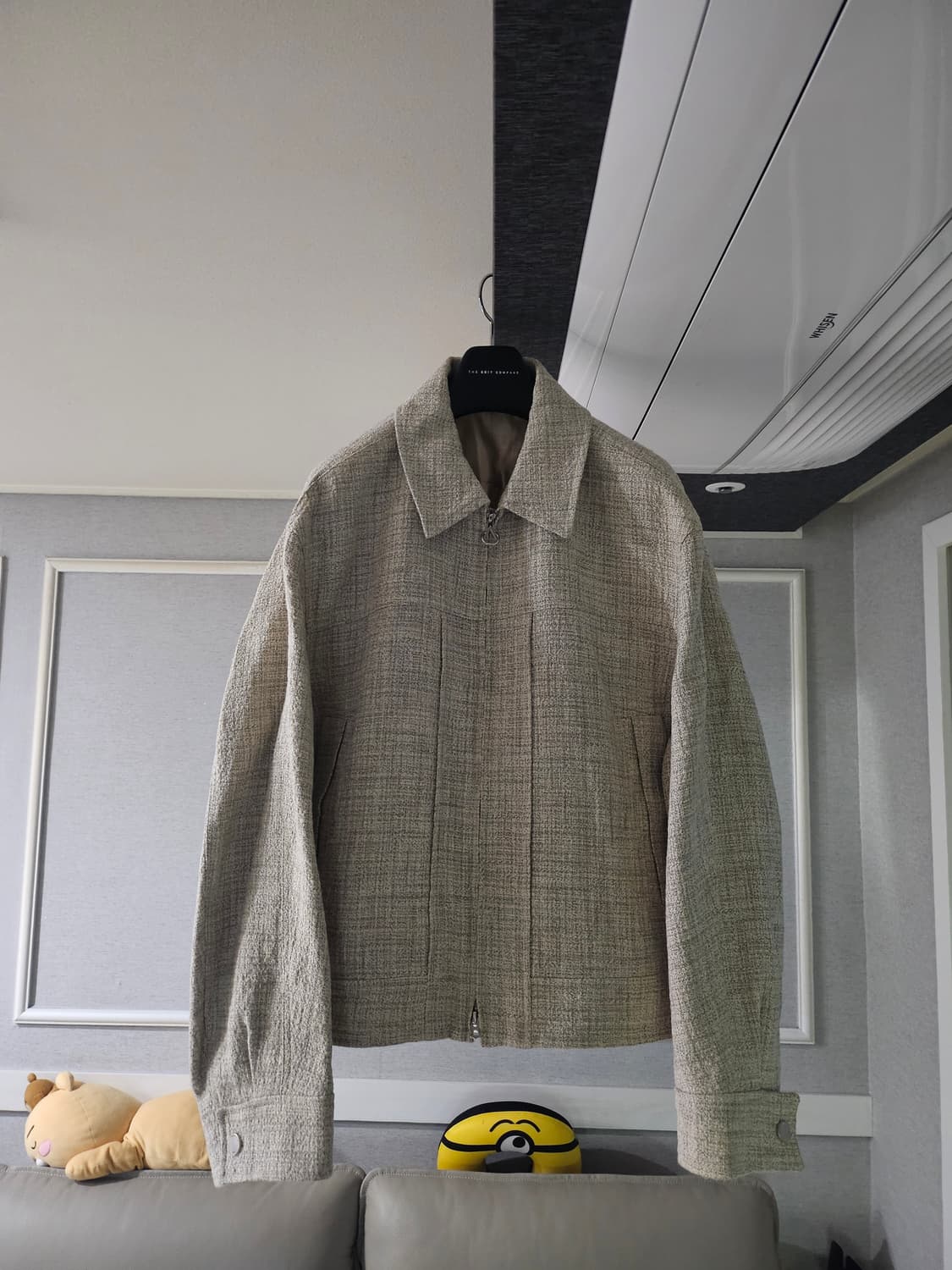 [거의 새것] 솔리드옴므 트위드 자켓 50 상품이미지1