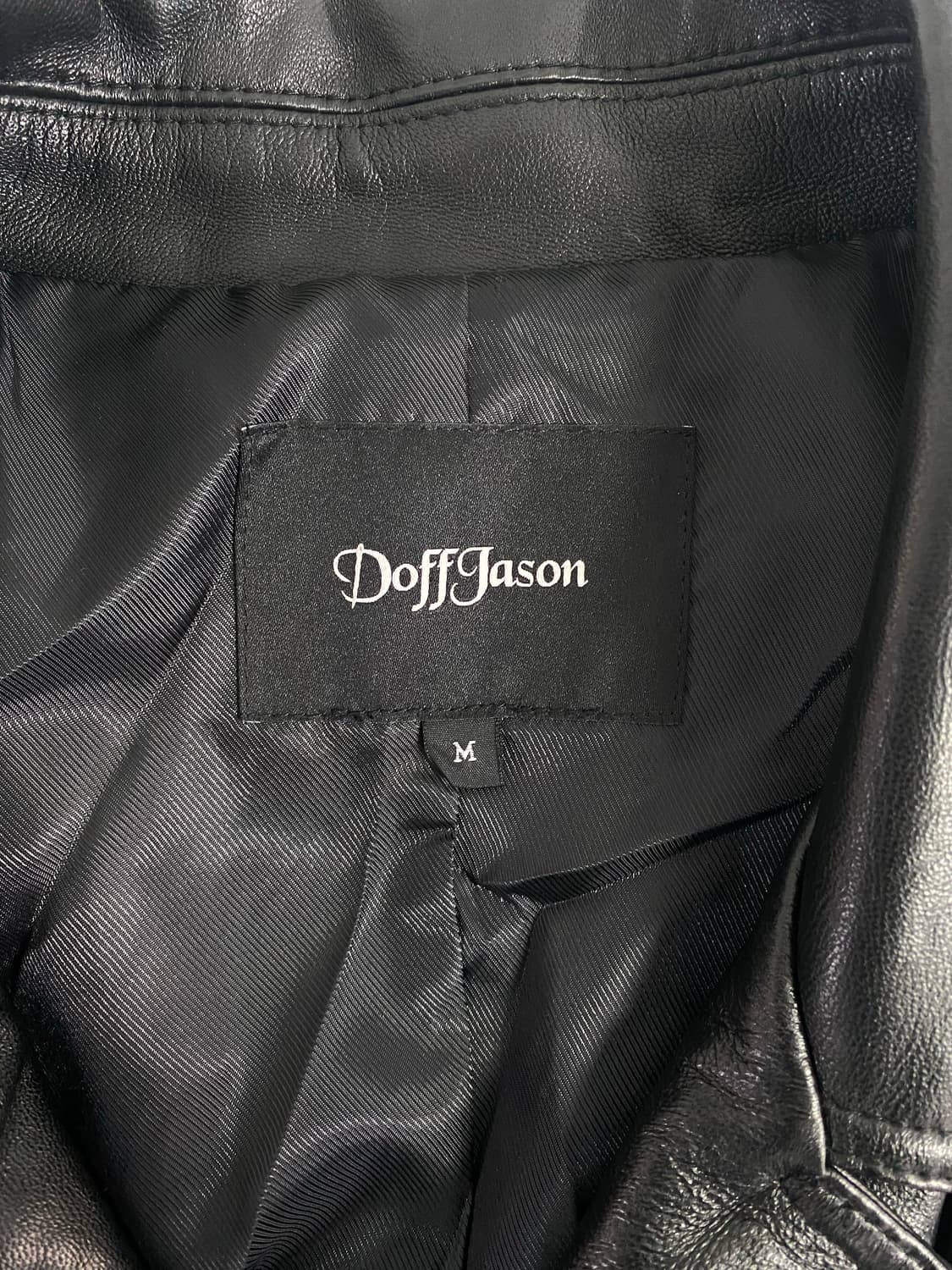 도프제이슨 램스킨 트렌치 코트 M 상품이미지4