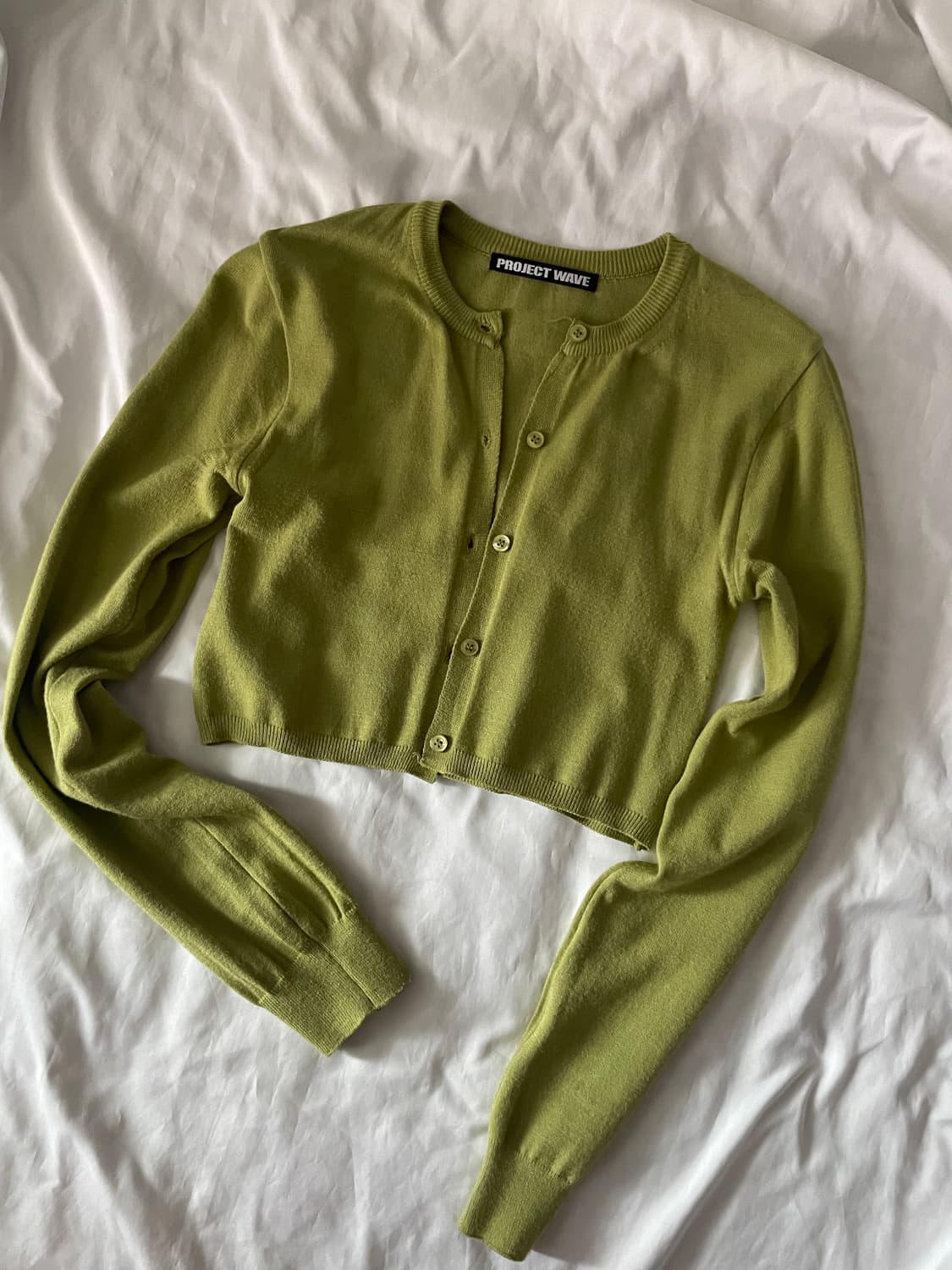 프로젝트웨이브 Duo Halter Cardigan Knit Set 올리브 상품이미지5