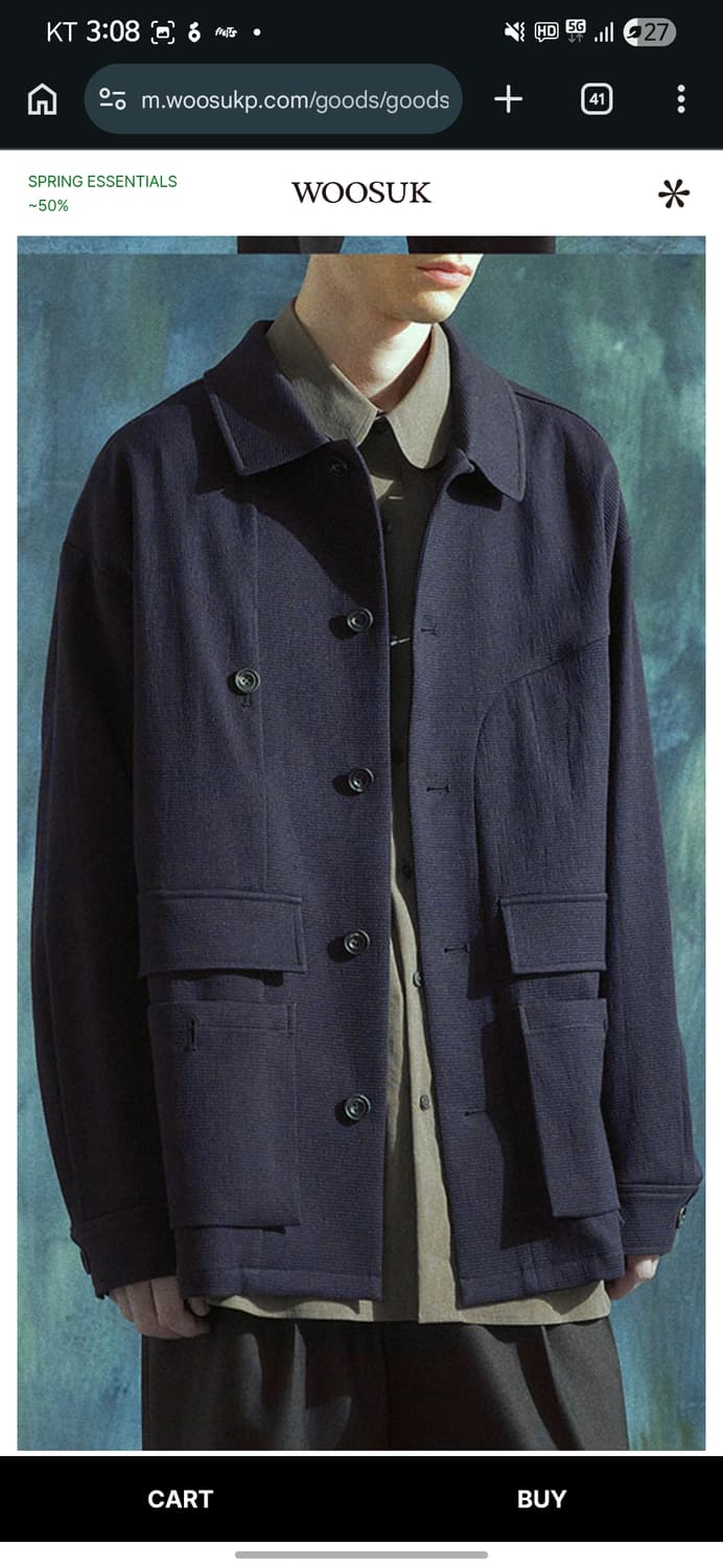 Designer Woosuk 멀티 포켓 자켓 (1) 상품이미지7