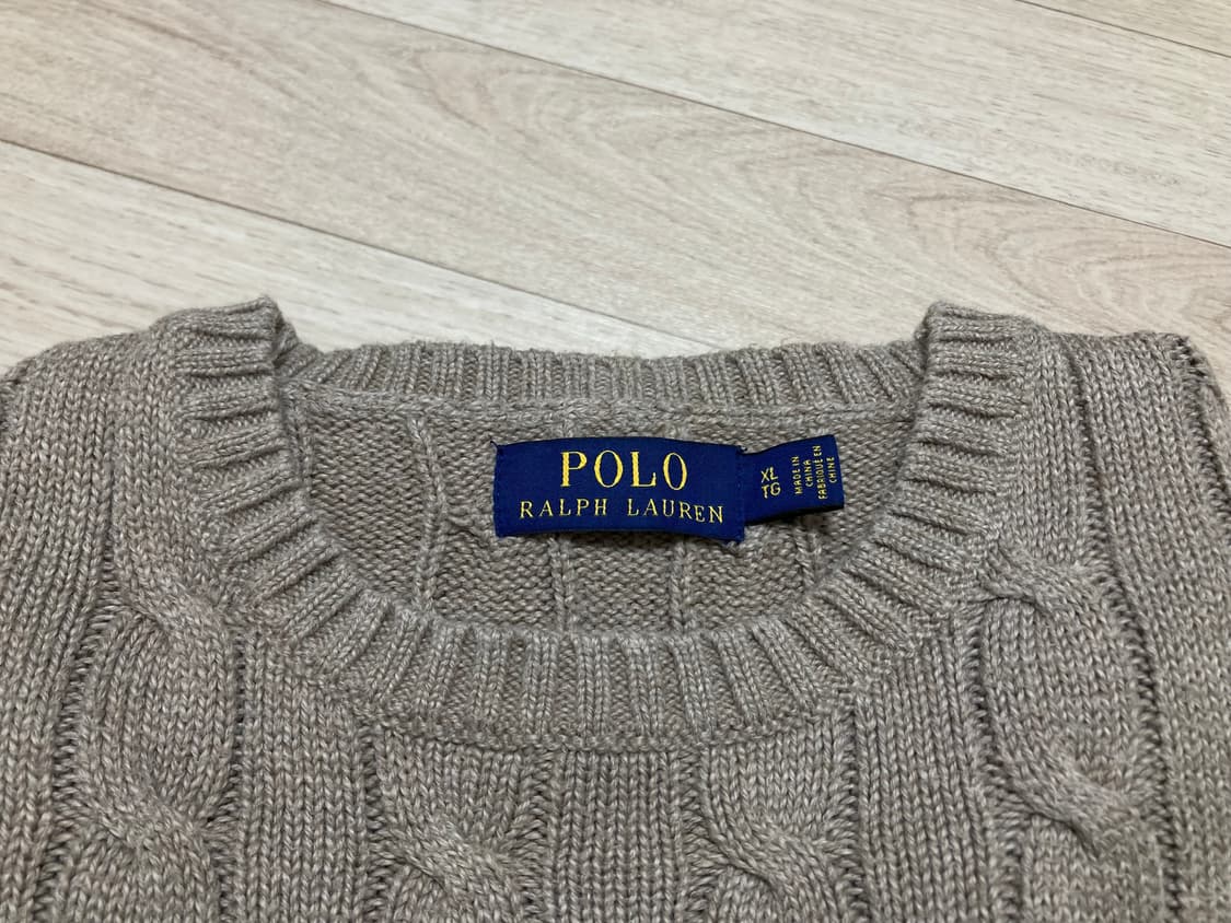 폴로 케이블 니트 105(XL) 판매 상품이미지3