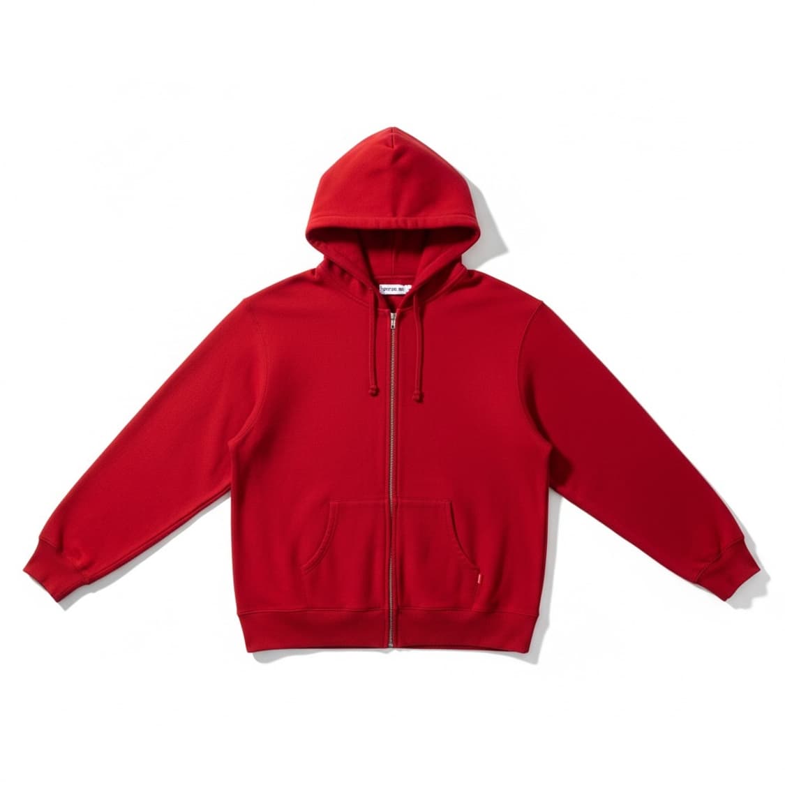 위캔더스 레드 후드집업 L 상품이미지1