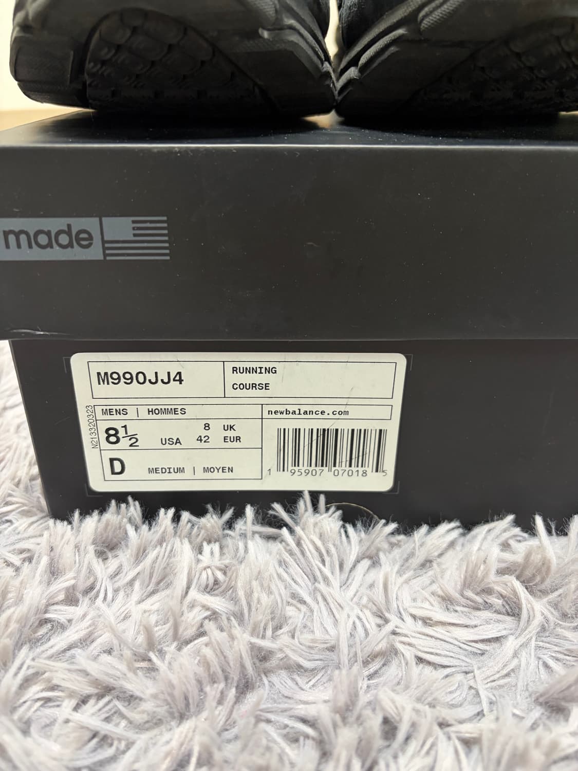 뉴발란스990v3 JJJJound 네이비 265사이즈 상품이미지7