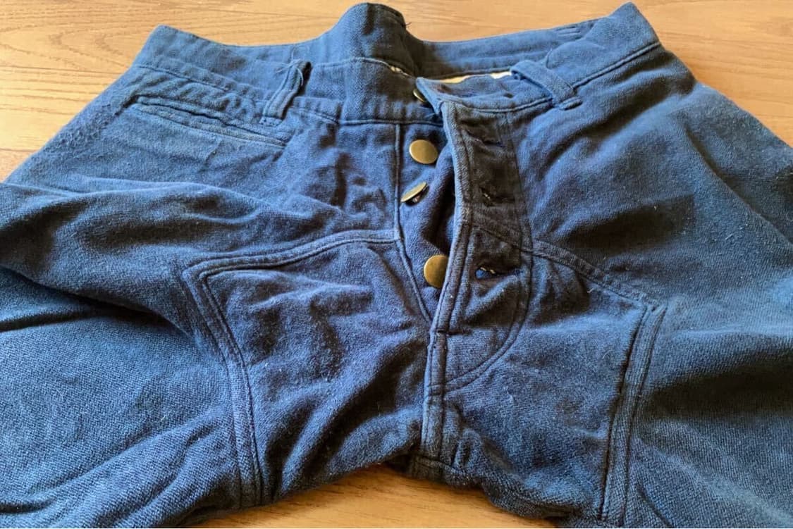 [S] 크리스토퍼 네메스울 네이비 입체 사루엘 팬츠 상품이미지5