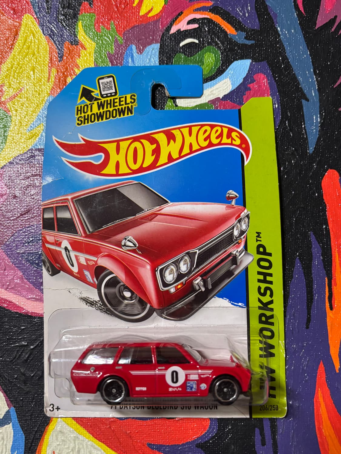 빈티지)미개봉) 핫휠 닷슨 블루버드 웨건 다이캐스트 인테리어 소품 상품이미지1