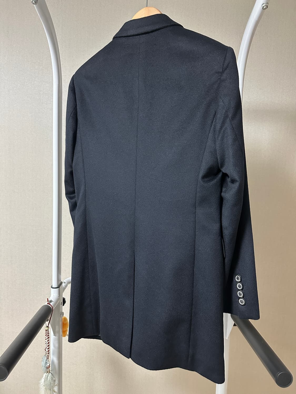 지오지아 캐시미어100 코트 95 다크네이비 상품이미지2