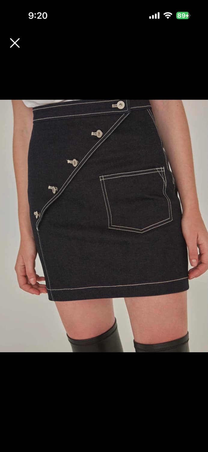 로우클래식 데님 스커트 S 상품이미지2