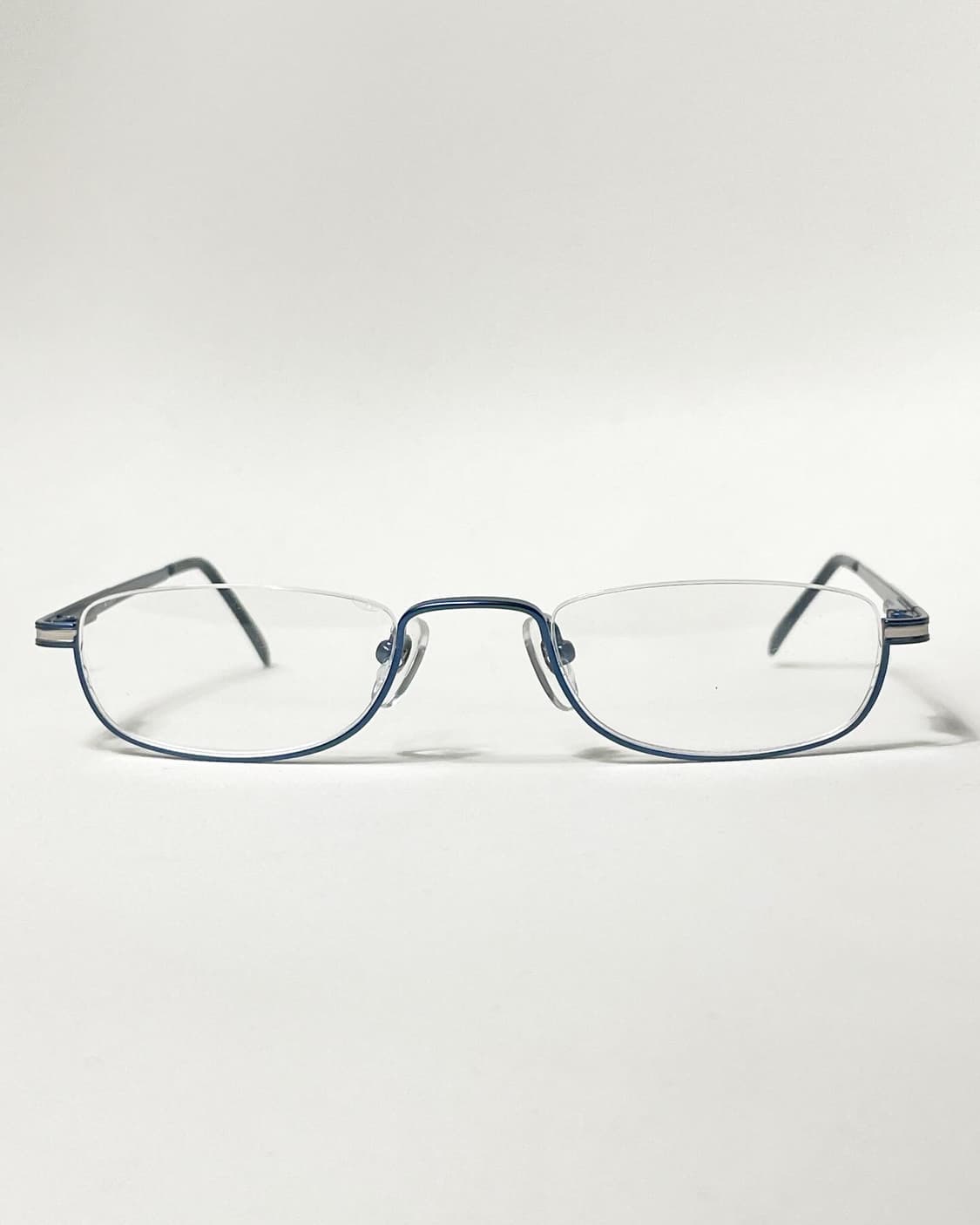 90s 언더림 프레임 빈티지 반무테 안경 상품이미지2