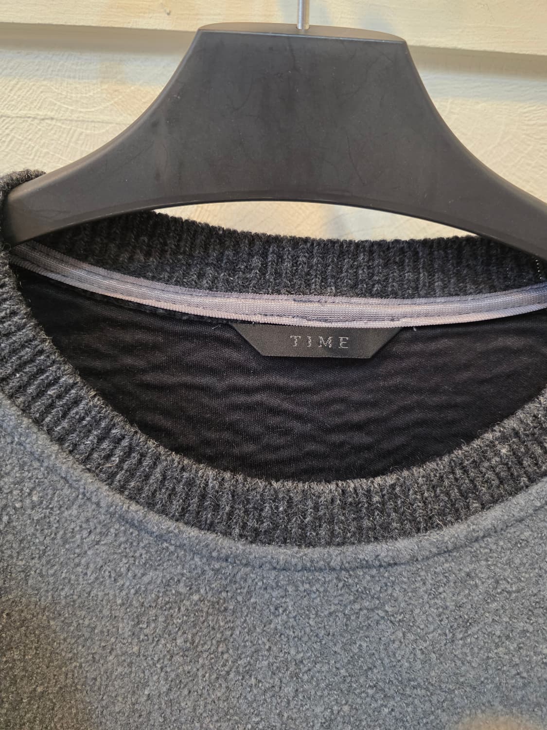 TIME 그레이  모 니트 티셔츠 상품이미지1