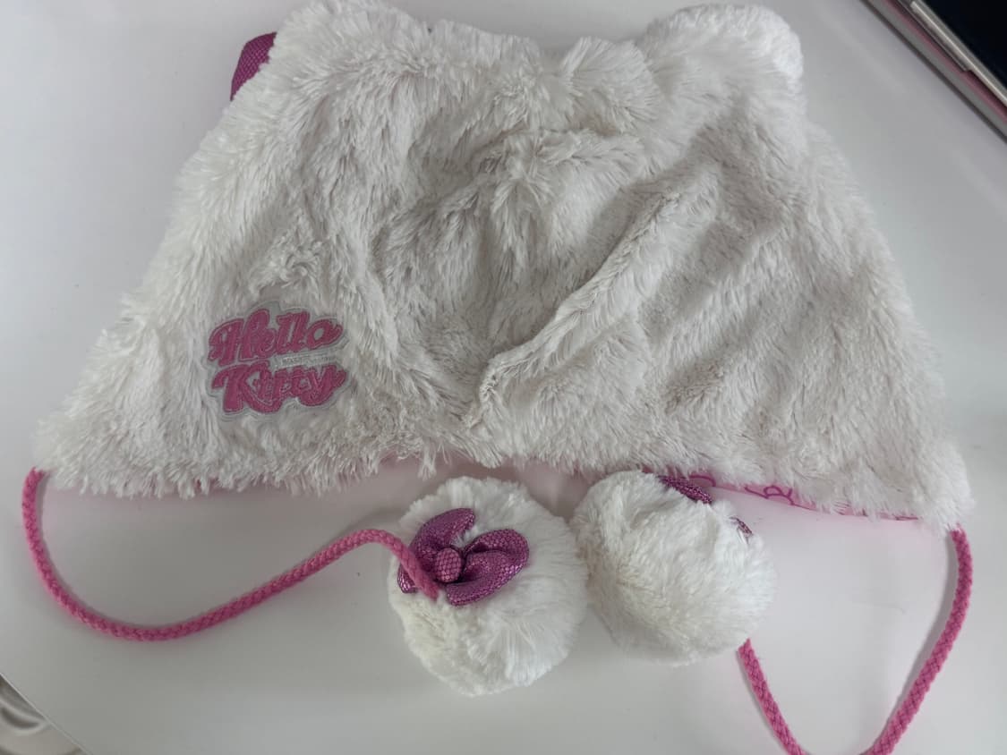 USJ 헬로키티 털모자 상품이미지2