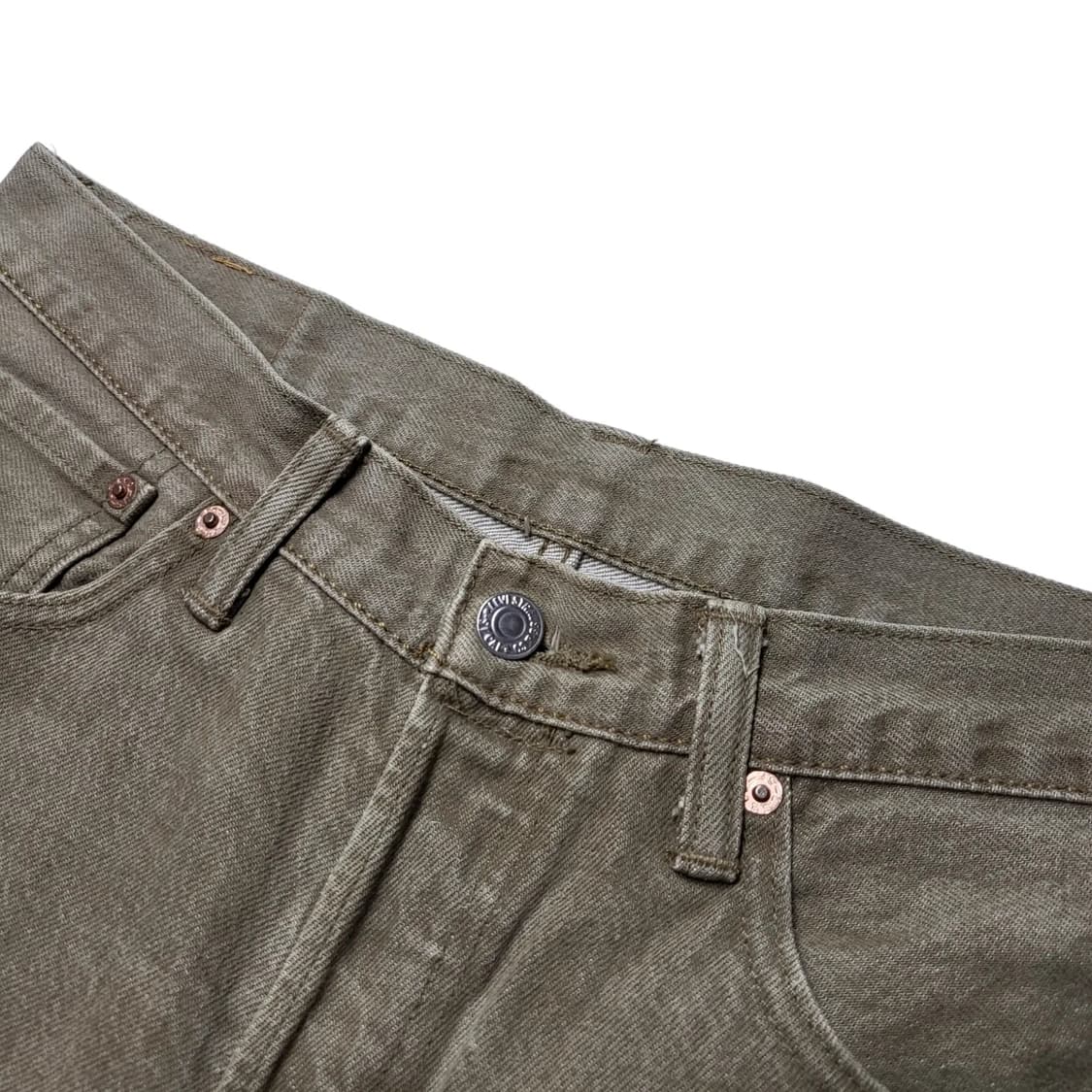 리바이스 501 빈티지 카키컬러 컬러진 34 상품이미지3