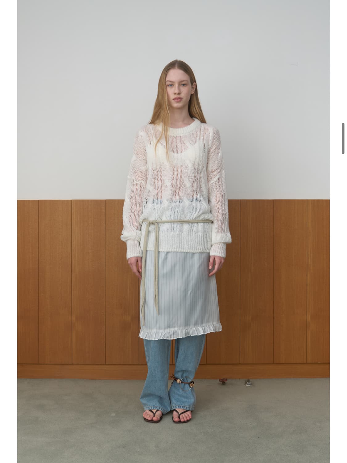 마조네 fril layered skirt 상품이미지2