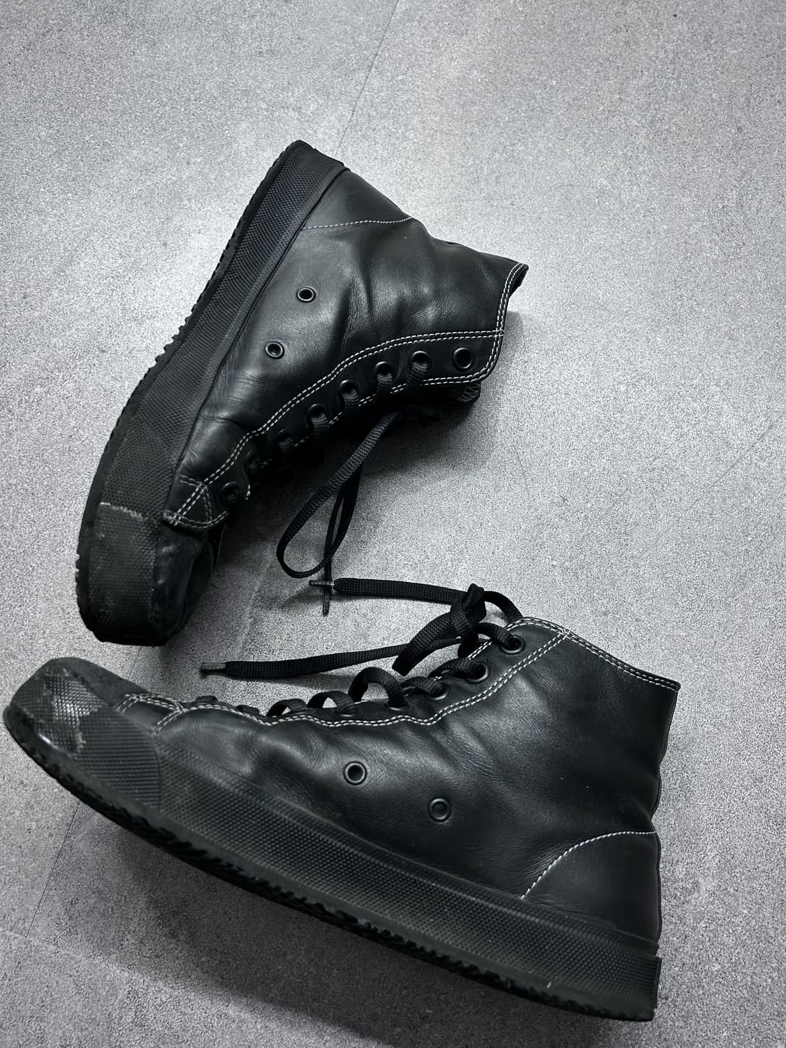 메종 마르지엘라 타비 레더 하이탑 상품이미지4