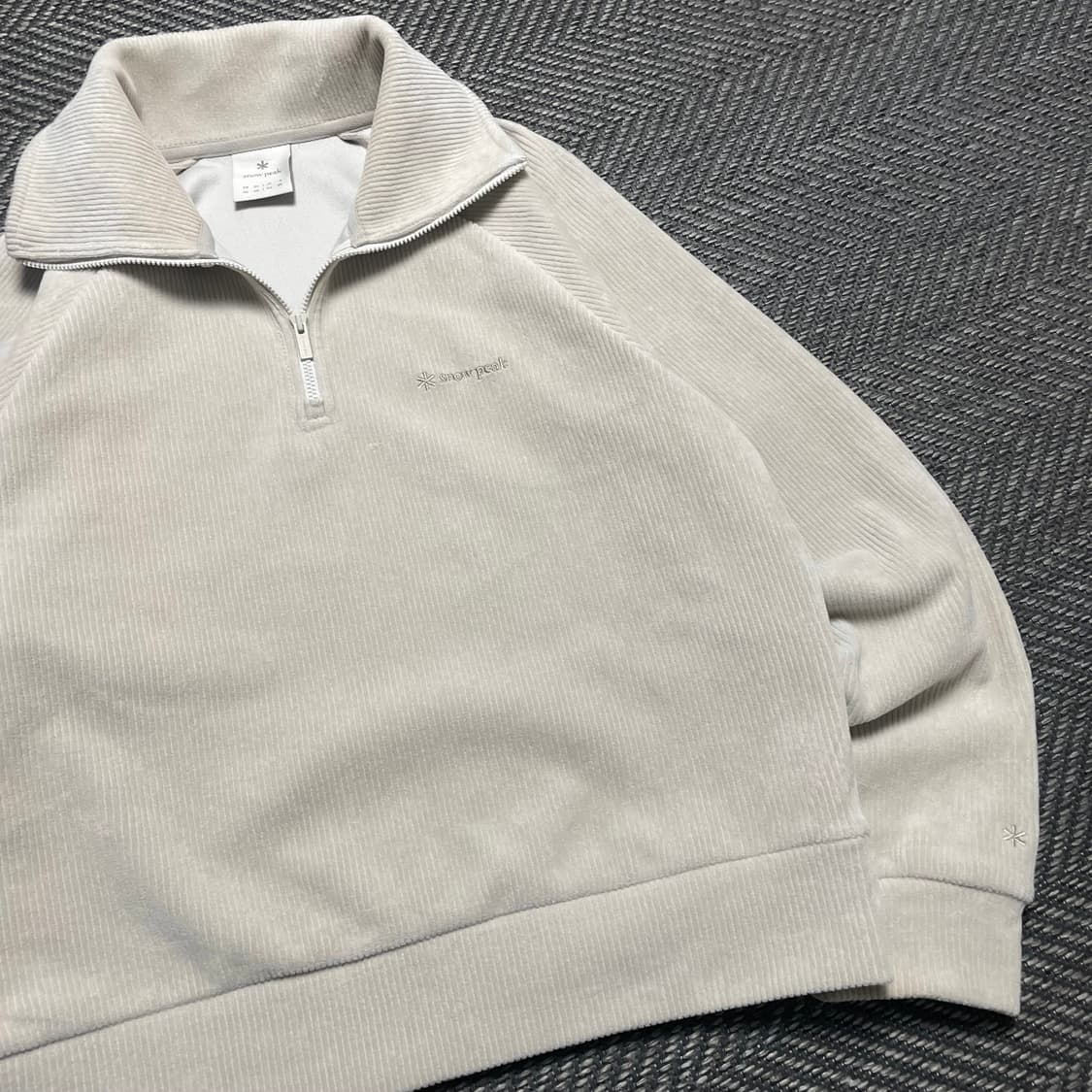 스노우피크 코듀로이 크롭 하프 반집업 y 5308 상품이미지3