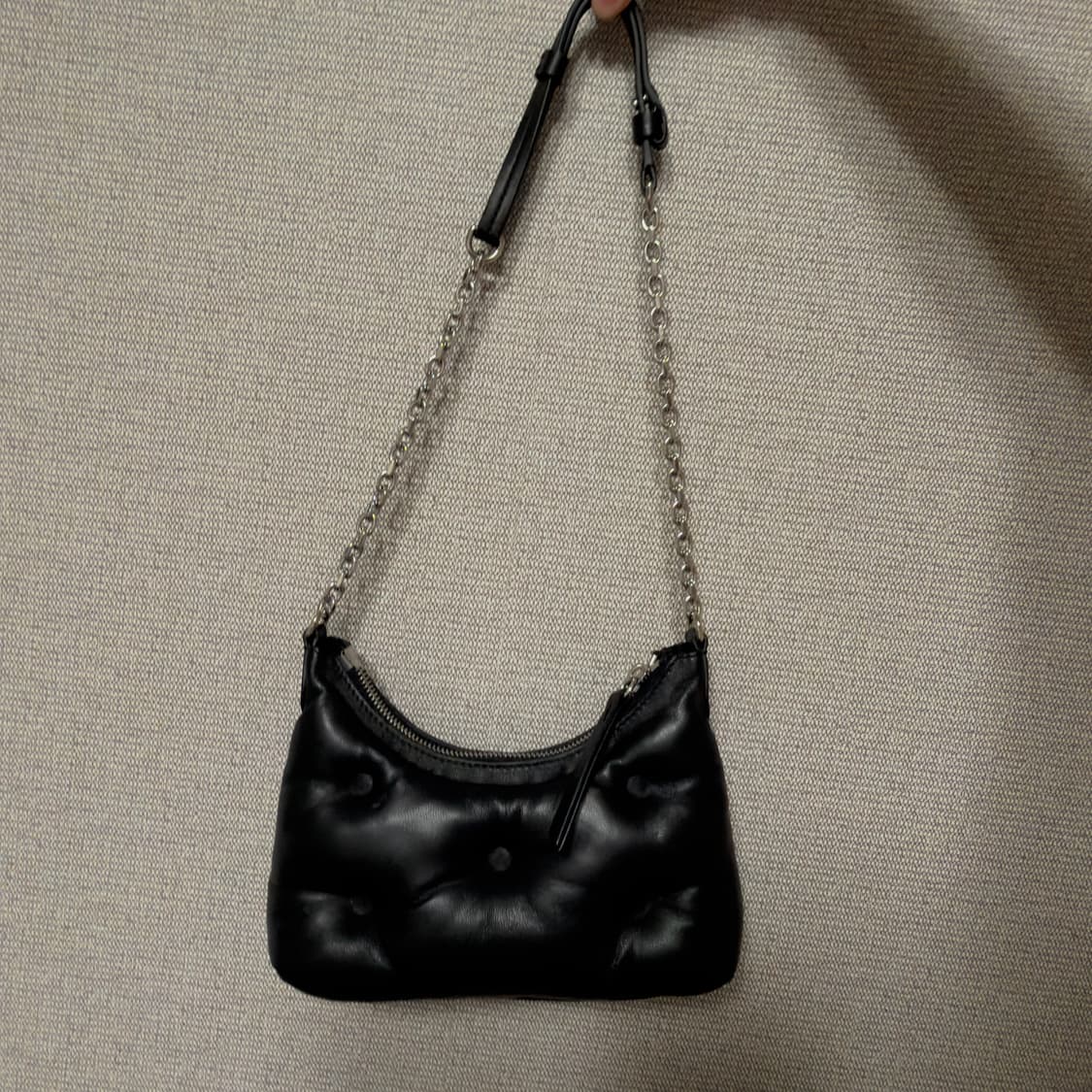 메종 마르지엘라 글램 슬램 숄더백 블랙 상품이미지2