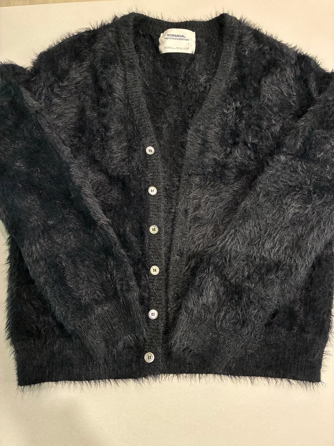 nomanual 앙고라 가디건 상품이미지2