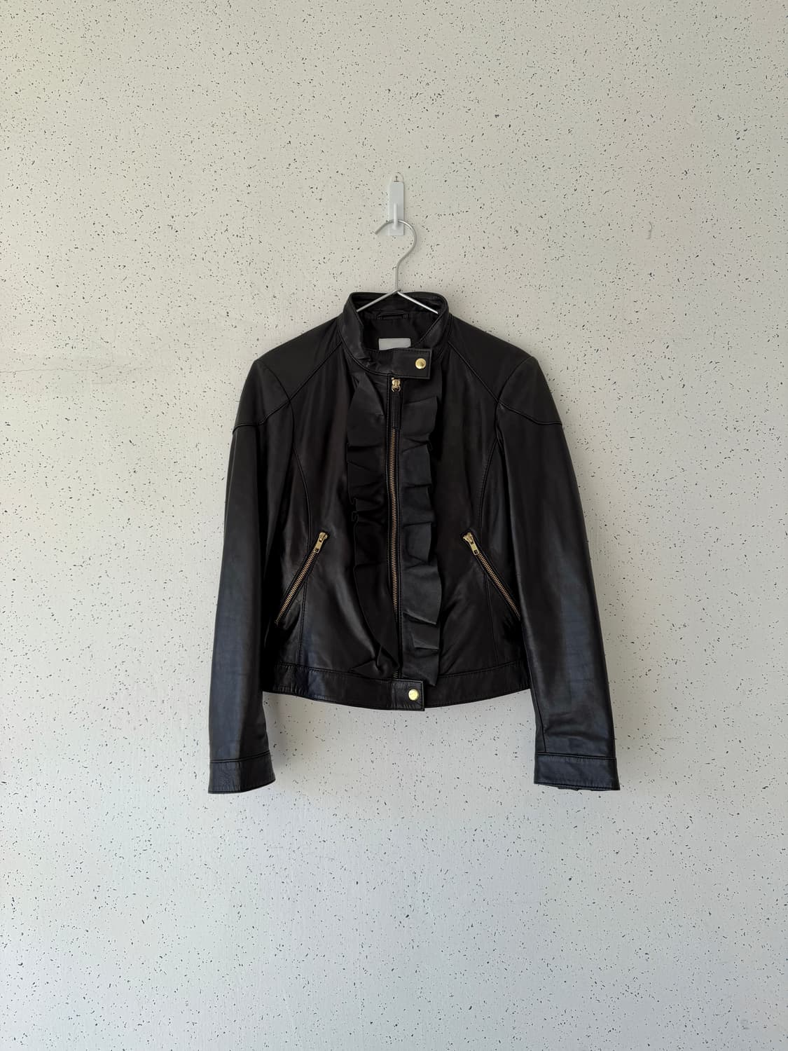 모스키노 프릴 레더 자켓 상품이미지4