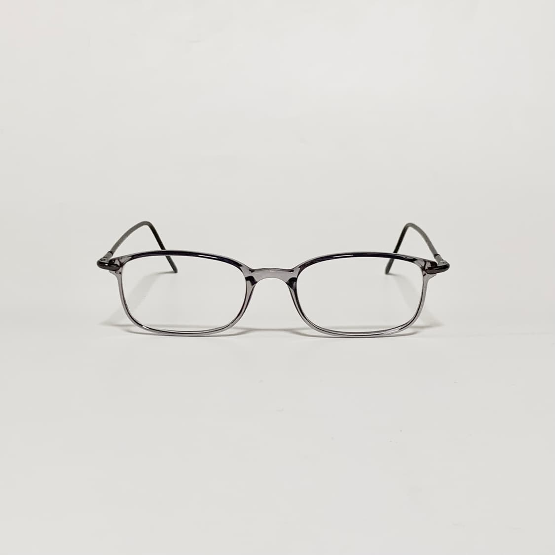 984 데드스탁 빈티지안경 슬림 사각 투명 그레이 가벼운 안경 남녀공용 상품이미지1