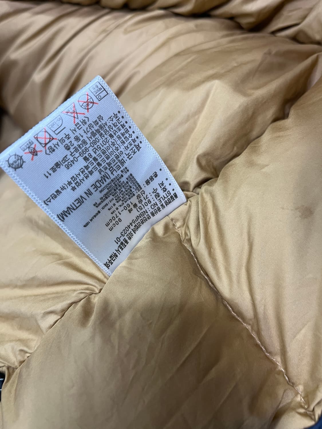 (공용)뉴발란스 네이비 후드 퍼 패딩 상품이미지7