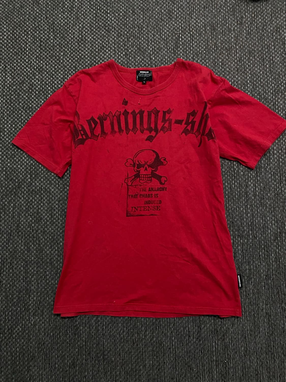 [Bernings sho] Skull Print Tee 상품이미지3