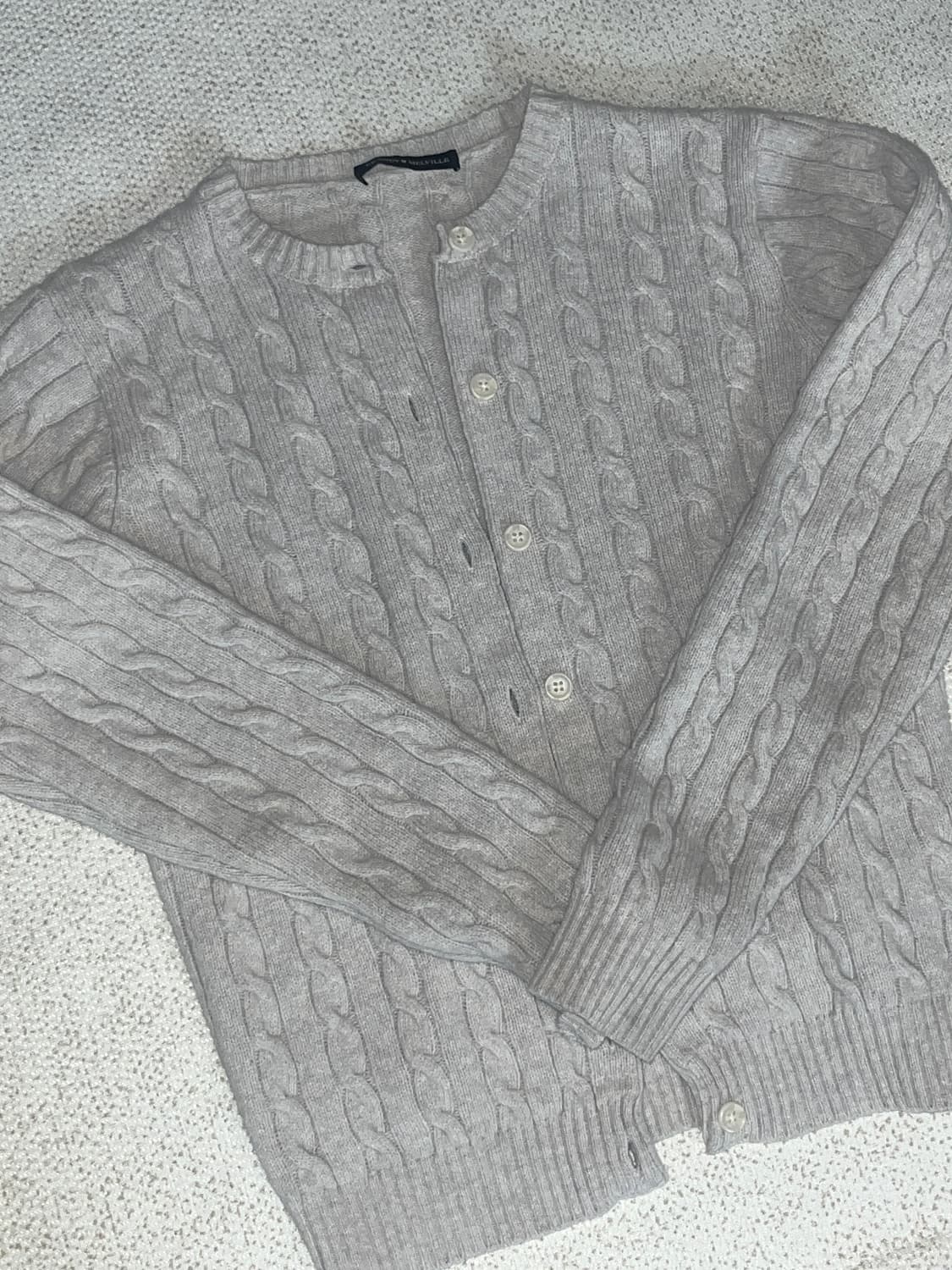 브랜디멜빌 울 케이블 니트 가디건 상품이미지4