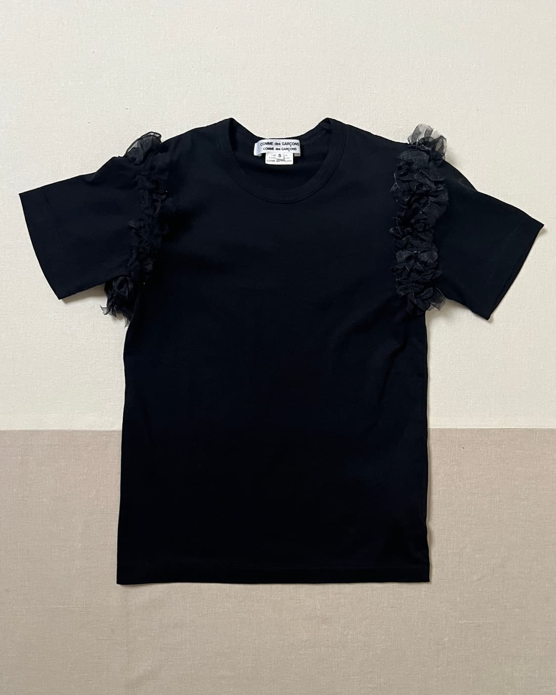 꼼데가르송 숄더 레이스 티셔츠 comme des garcons 상품이미지1