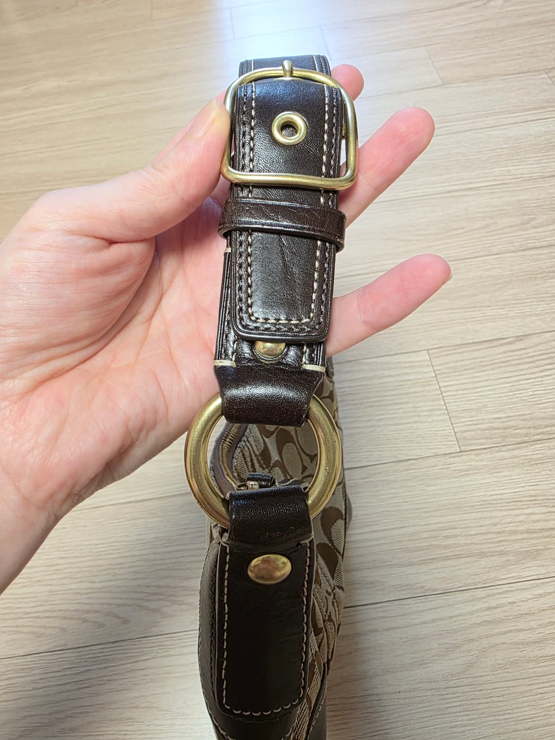 코치 coach 빈티지 가방 미니백 숄더 모노그램 캔버스 coach 상품이미지4
