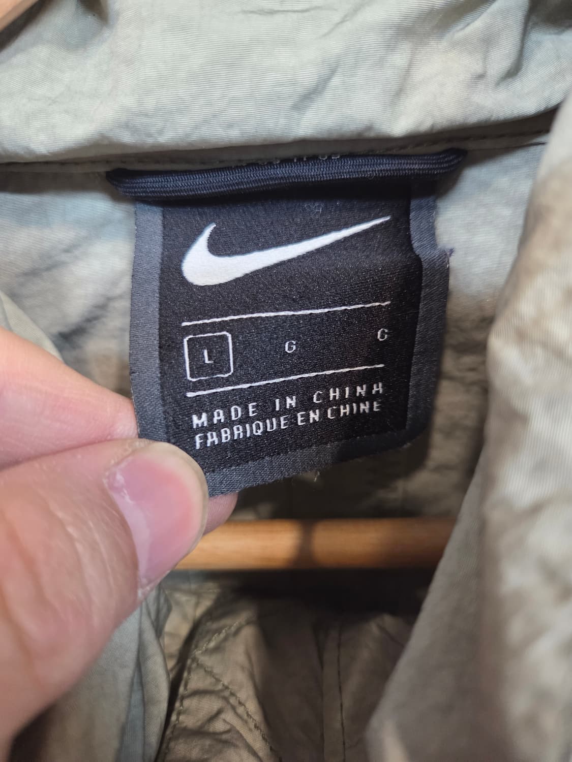 나이키 테크팩 하이 덴시티 m65 우븐자켓 제이드 스톤 L 상품이미지4