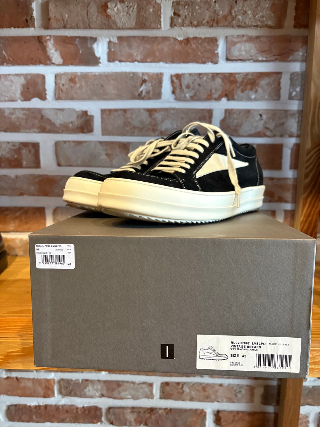 릭오웬스 스웨이드 스니커즈 (릭반스) 상품이미지7