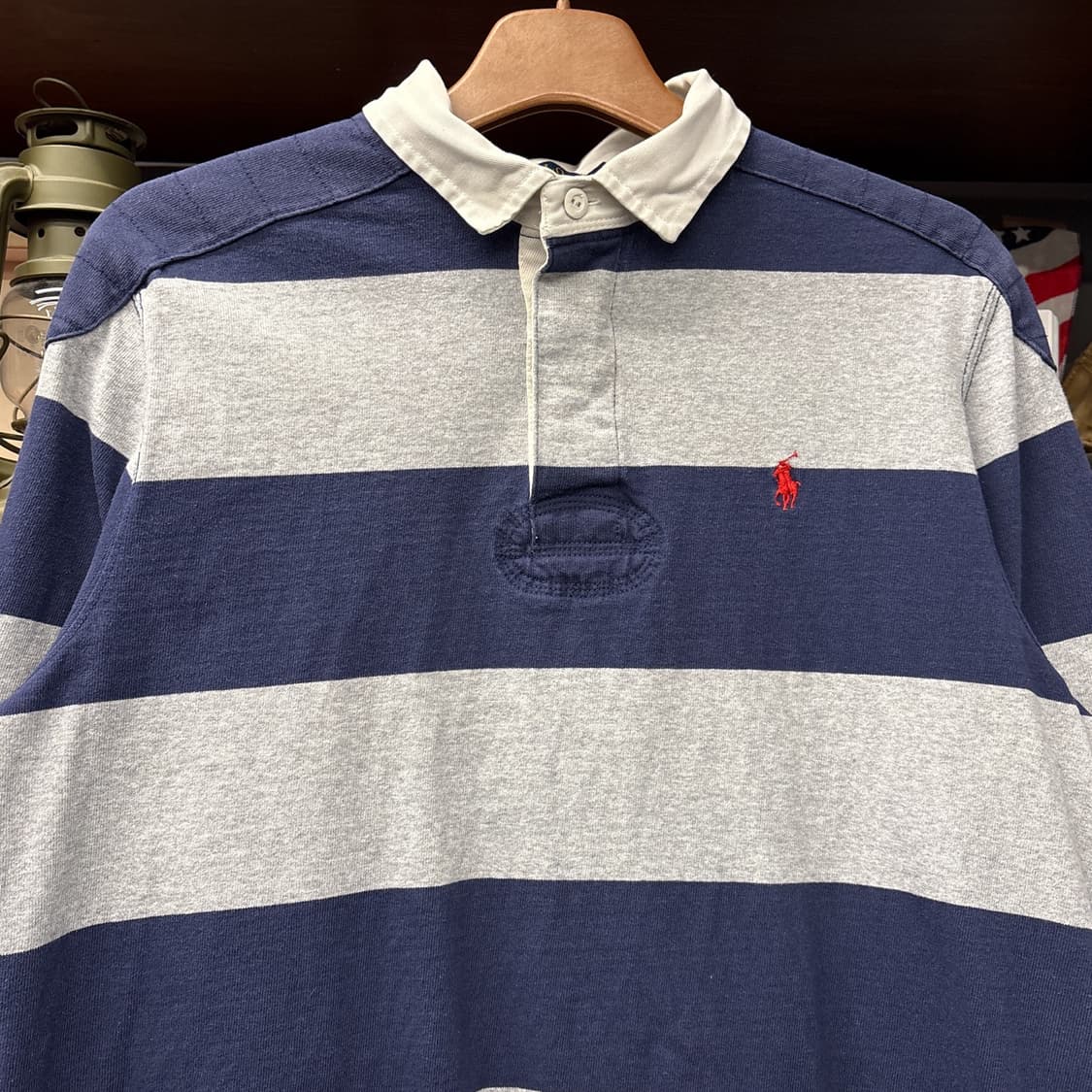 신형라벨 폴로 랄프로렌 클래식 스트라이프 럭비셔츠 N928 상품이미지3