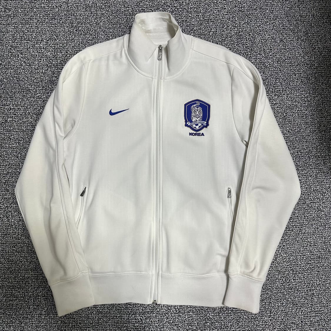 (XL) 나이키 대한민국 축구 국가대표팀 트랙탑 져지 화이트 상품이미지1