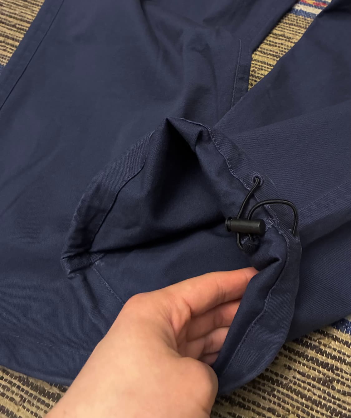 (31~34)노스페이스 코튼 밴딩 하이 마운틴 카고팬츠 네이비 상품이미지5