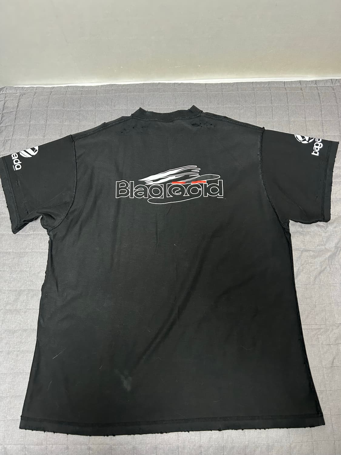 [3] 발렌시아가 AI 제너레이티드 인사이드 아웃 반팔 티셔츠 상품이미지2